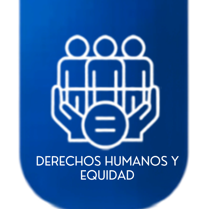 Ícono de la línea estratégica de Derechos Humanos y Equidad