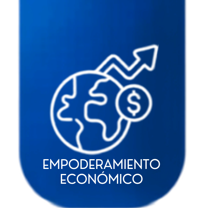 Ícono de la línea estratégica de Empoderamiento Económico